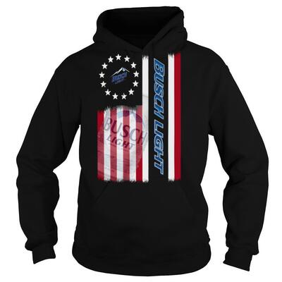 Busch Light Hoodie American Flag