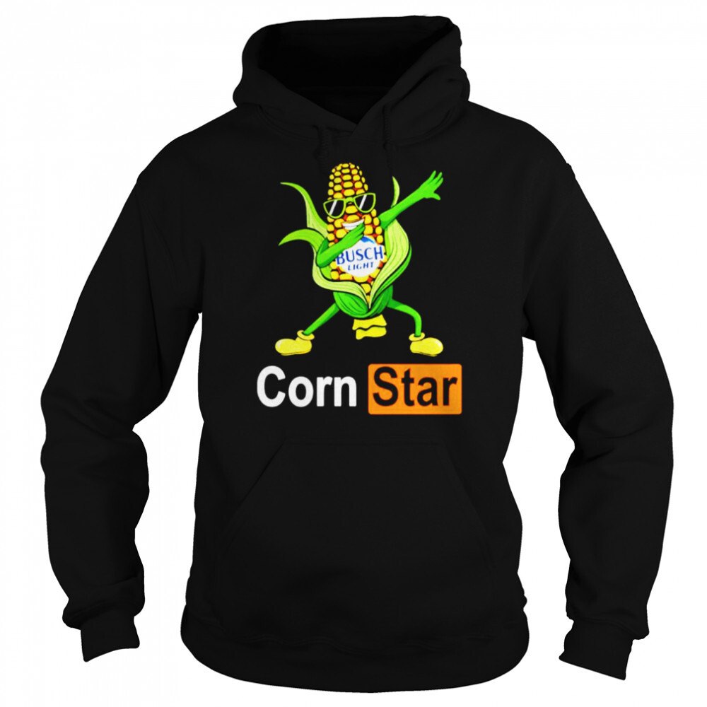 Busch Light Hoodie Funny Corn Star