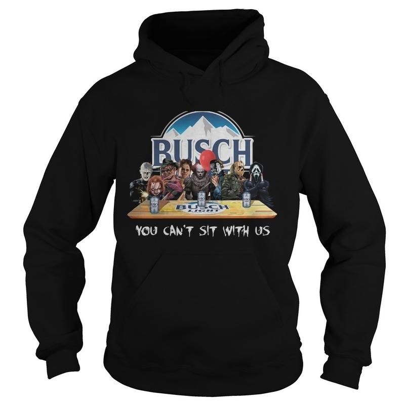 Busch Light Hoodie Halloween Friends You Can't Sit With Us Busch Light Hoodie Halloween Friends You Can't Sit With Us