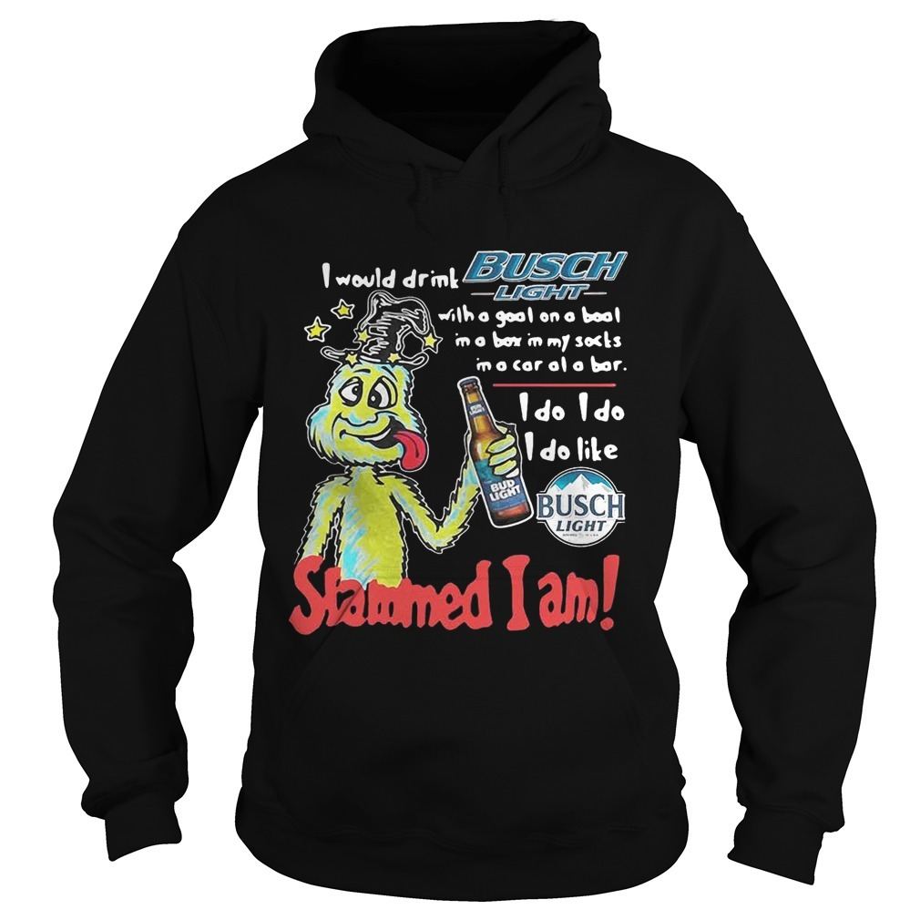 Busch Light Hoodie With A Goat On A Boat Busch Light Hoodie With A Goat On A Boat
