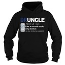 Druncle Like A Normal Uncle Only Drunker Busch Light Hoodie