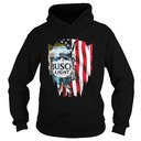 Busch Light Beer American Flag Hoodie Busch Light Beer American Flag Hoodie