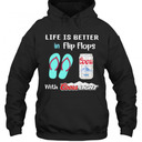 Life Is Better In Flip Flops With Coors Light Hoodie Life Is Better In Flip Flops With Coors Light Hoodie