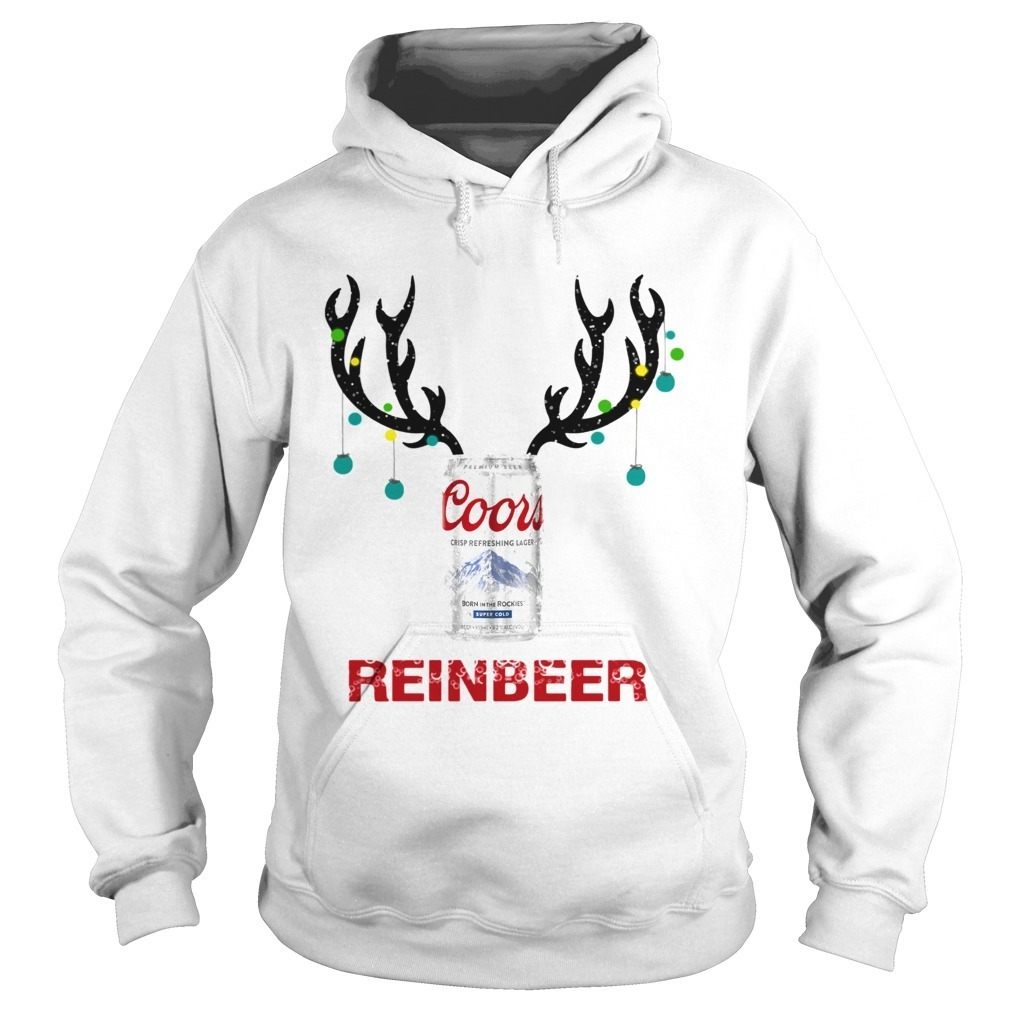 Funny Coors Light Hoodie Reinbeer Christmas Gift For Beer Lovers