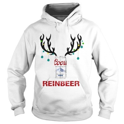 Funny Coors Light Hoodie Reinbeer Christmas Gift For Beer Lovers