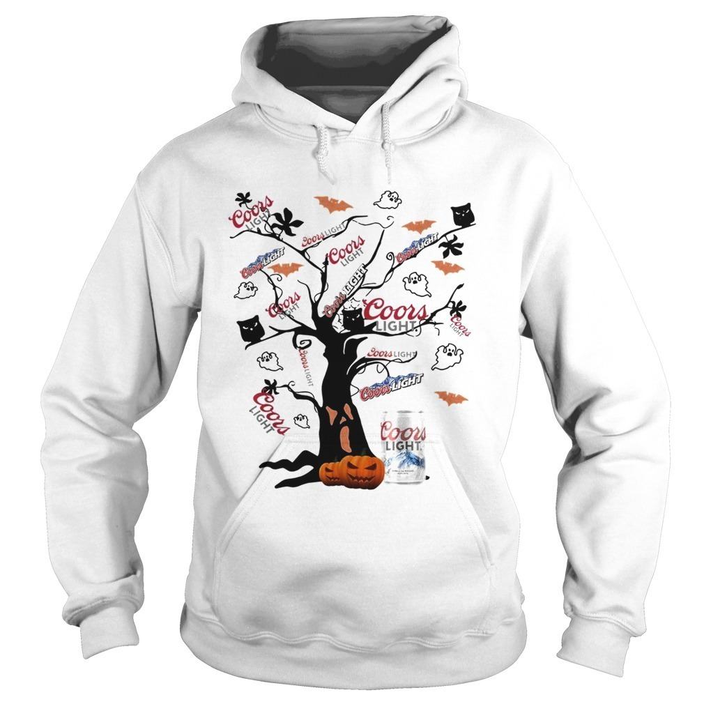 Coors Light Hoodie Halloween Tree For Beer Lovers