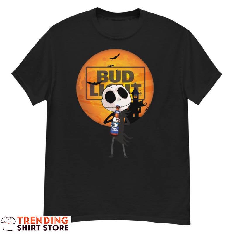 Bud Light T-Shirt Jack Skellington The Nightmare Before Christmas Bud Light T-Shirt Jack Skellington The Nightmare Before Christmas