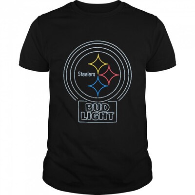 Pittsburgh Steelers NFL Bud Light T-Shirt Pittsburgh Steelers NFL Bud Light T-Shirt