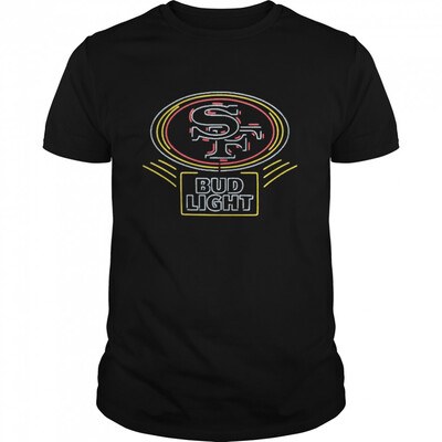 Bud Light T-Shirt San Francisco 49ers Gift Bud Light T-Shirt San Francisco 49ers Gift