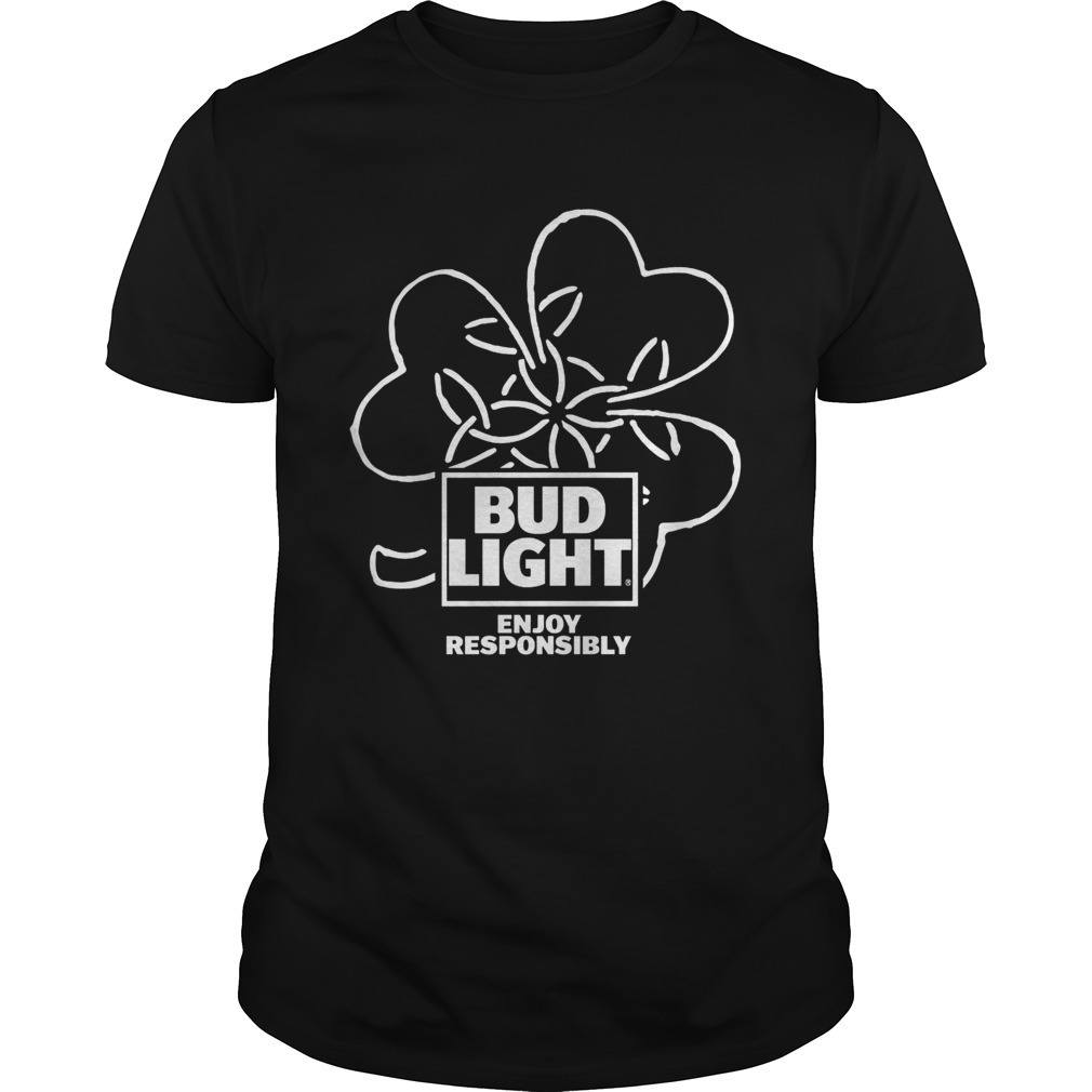 Bud Light T-Shirt Enjoy Responsibly Bud Light T-Shirt Enjoy Responsibly