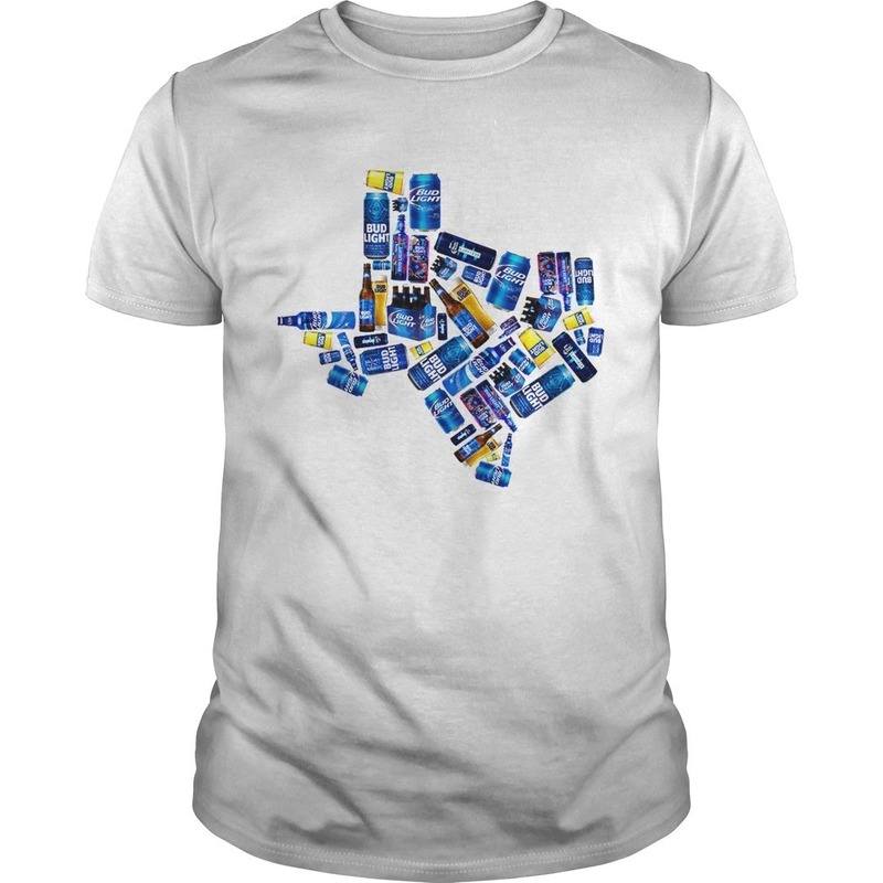 Texas Budlight T-Shirt Gift For Beer Lovers Texas Budlight T-Shirt Gift For Beer Lovers