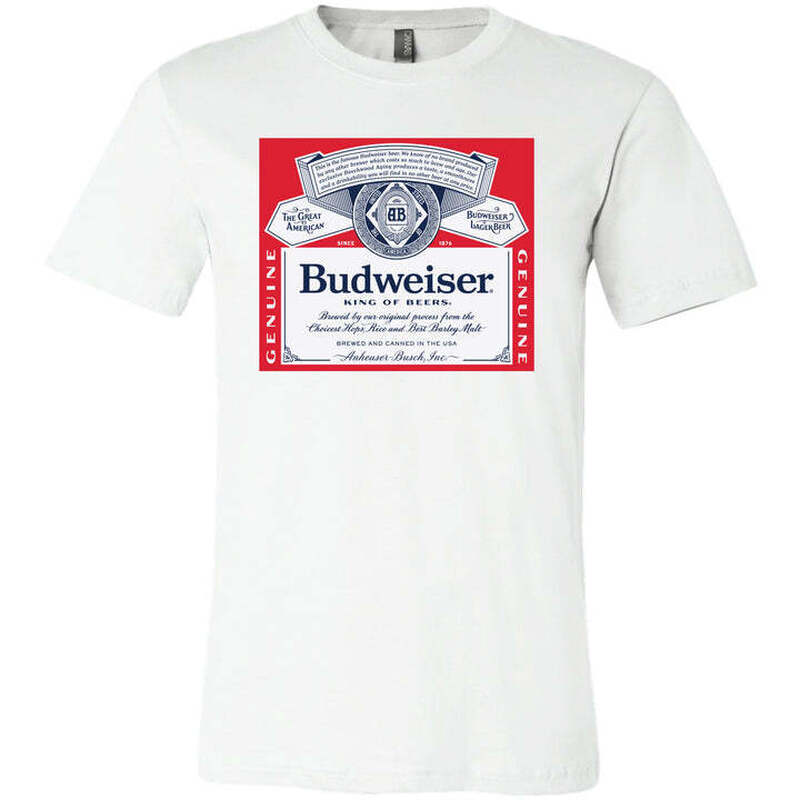 Budweiser T-Shirt Kings Of Beers For Beer Lovers Budweiser T-Shirt Kings Of Beers For Beer Lovers
