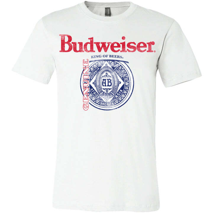 Genuine Budweiser King Of Beers T-Shirt Genuine Budweiser King Of Beers T-Shirt