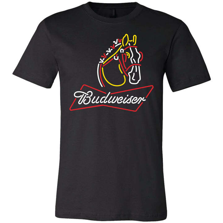 Neon Budweiser Clydesdales T-Shirt Neon Budweiser Clydesdales T-Shirt