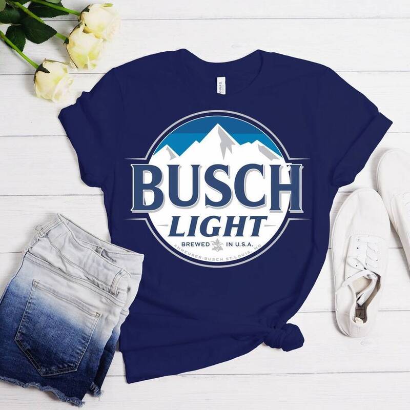 Basic Busch Light T-Shirt Brewed In USA Gift For Beer Lovers Basic Busch Light T-Shirt Brewed In USA Gift For Beer Lovers