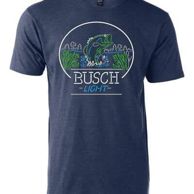 Busch Light T-Shirt Neon Fish For Fishing Lovers Busch Light T-Shirt Neon Fish For Fishing Lovers