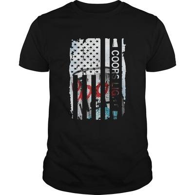 Coors Light T-Shirt American Flag Independence Day Coors Light T-Shirt American Flag Independence Day