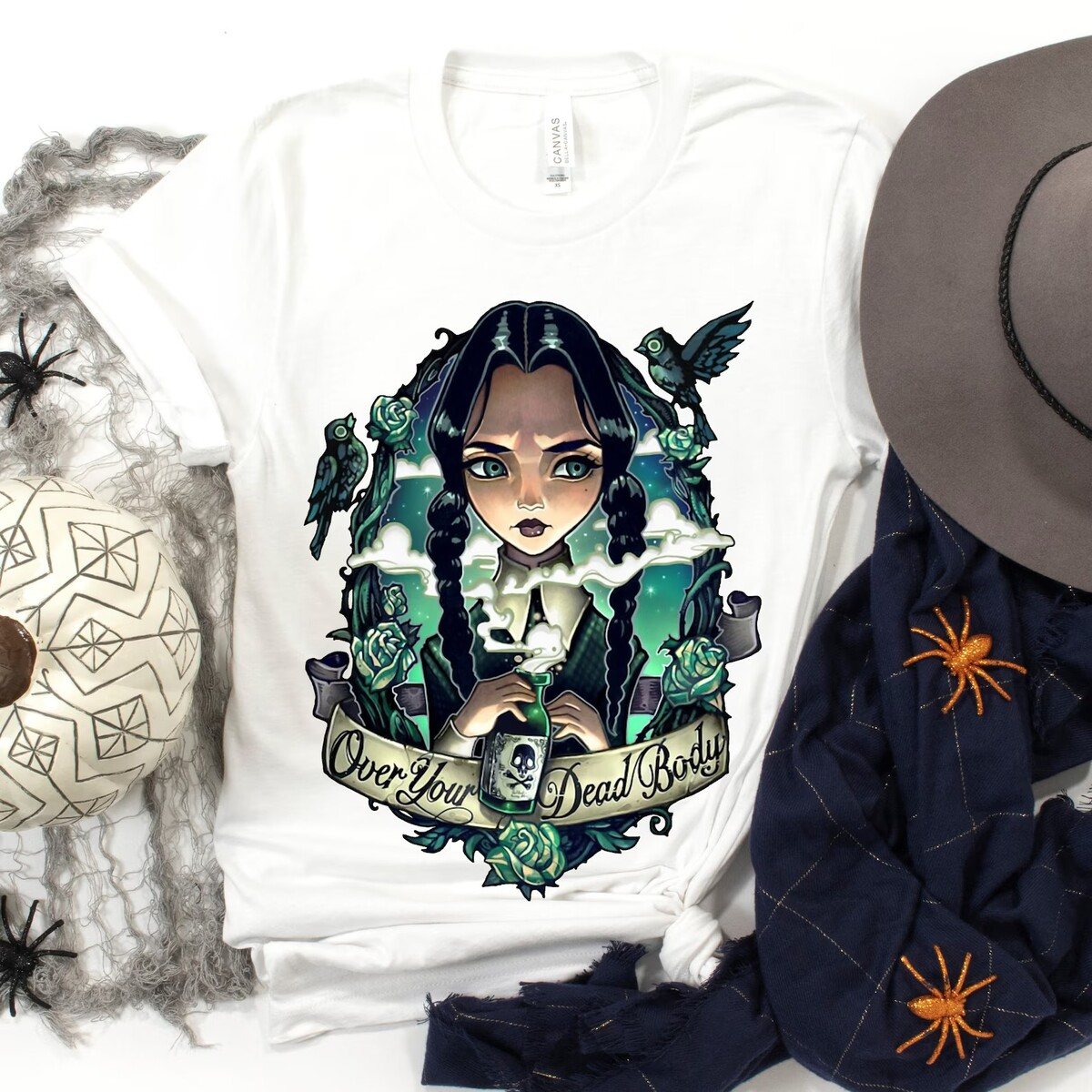 Wednesday Addams Over Your Dead Body T-Shirt Wednesday Addams Over Your Dead Body T-Shirt