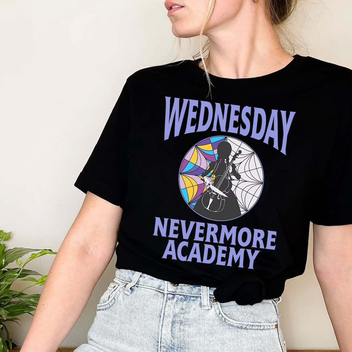 Wednesday Addams Nevermore Academy T-Shirt Wednesday Addams Nevermore Academy T-Shirt