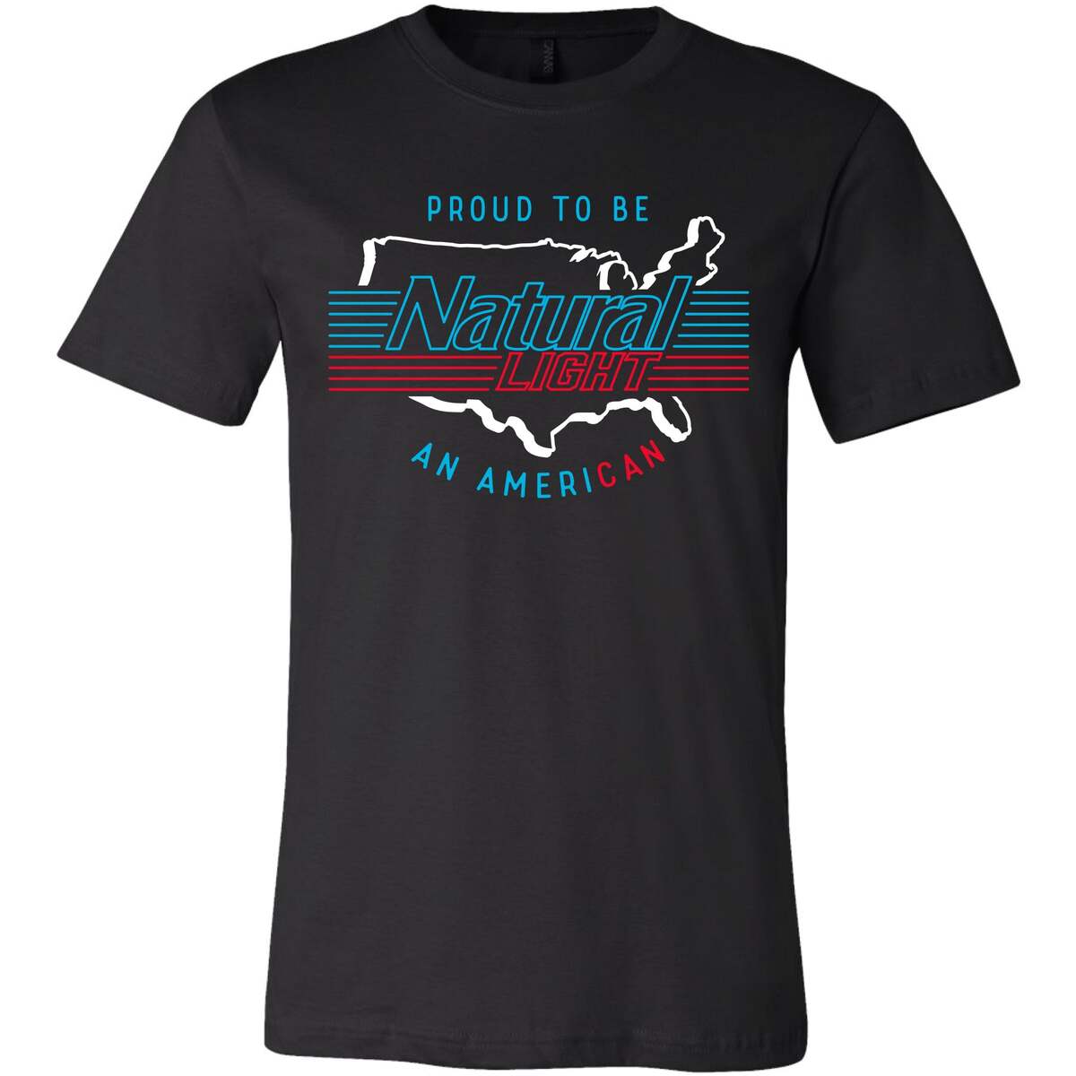 Cool Proud To Be Natural Light An American T-Shirt