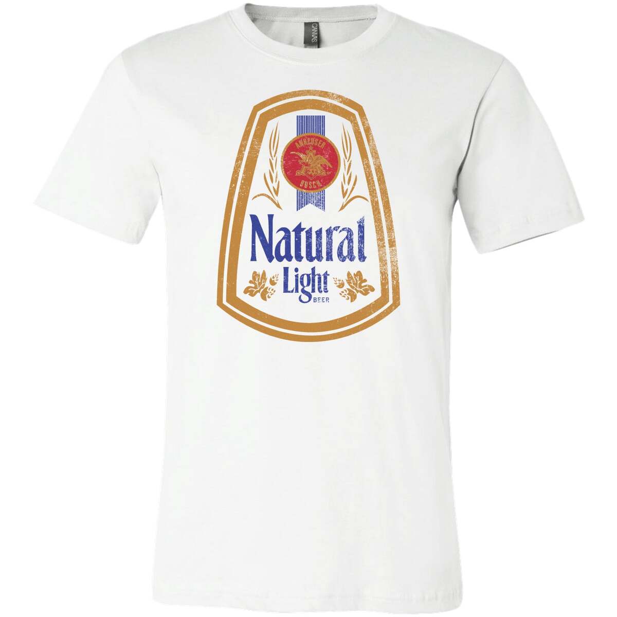 Vintage Natural Light T-Shirt Gift For Beer Lovers