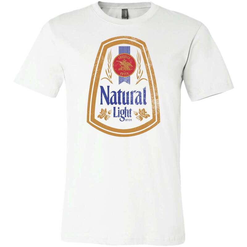 Vintage Natural Light T-Shirt Gift For Beer Lovers Vintage Natural Light T-Shirt Gift For Beer Lovers