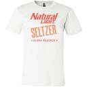Natural Light Seltzer T-Shirt Aloha Beaches Logo