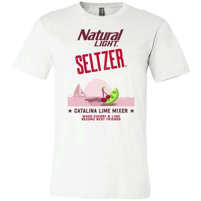 Cool Natural Light Seltzer Catalina Lime Mixer T-Shirt Cool Natural Light Seltzer Catalina Lime Mixer T-Shirt