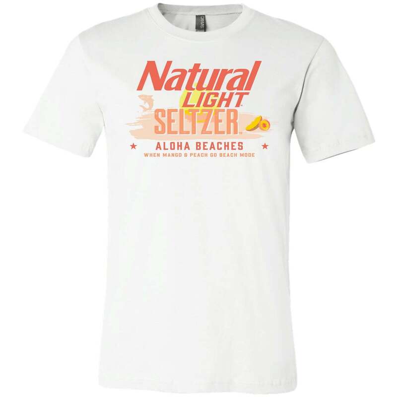 Cool Natural Light Seltzer Aloha Beaches T-Shirt Cool Natural Light Seltzer Aloha Beaches T-Shirt