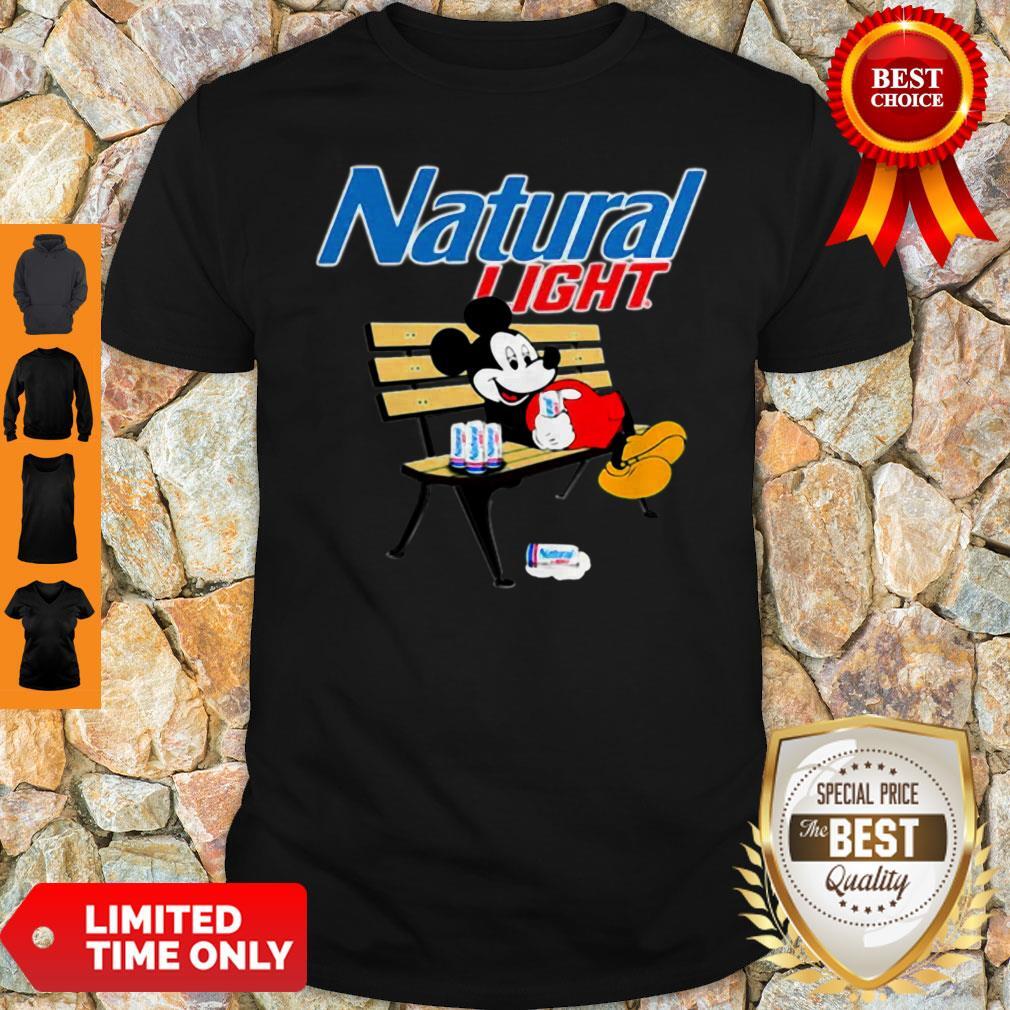 Mickey Mouse Loves Natural Light T-Shirt Mickey Mouse Loves Natural Light T-Shirt