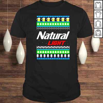 Natural Light T-Shirt Christmas Gift For Beer Lovers Natural Light T-Shirt Christmas Gift For Beer Lovers