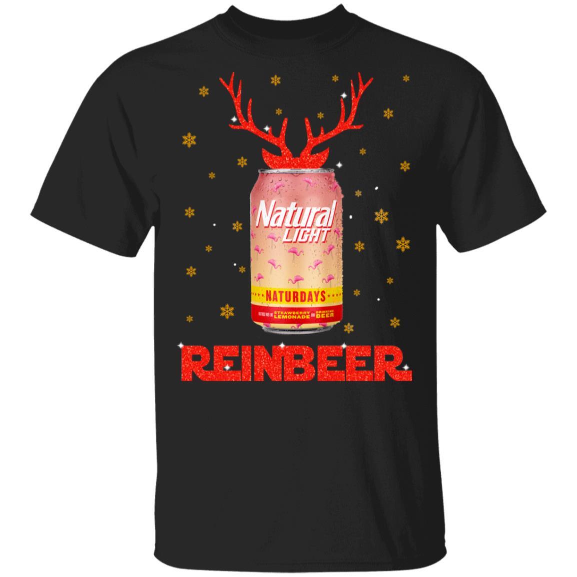 Funny Natural Light ReinBeer T-Shirt