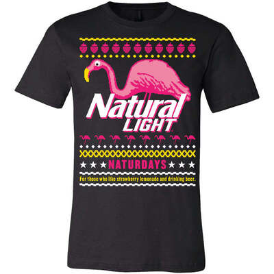 Flamingo Natural Light Naturdays T-Shirt Flamingo Natural Light Naturdays T-Shirt