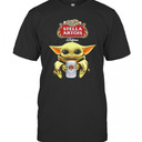 Baby Yoda Star Wars Loves Stella Artois T-Shirt Baby Yoda Star Wars Loves Stella Artois T-Shirt