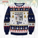 It’s The Most Wonderful Time For A Miller Lite Ugly Christmas Sweater