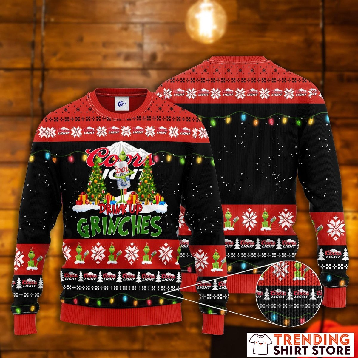 Coors Light Ugly Christmas Sweater Drink Up Grinches Coors Light Ugly Christmas Sweater Drink Up Grinches