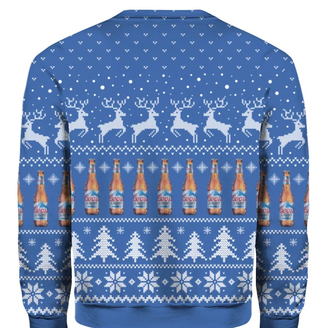 Royal All I Want For Christmas Is Coors Light Ugly Christmas Sweater Royal All I Want For Christmas Is Coors Light Ugly Christmas Sweater