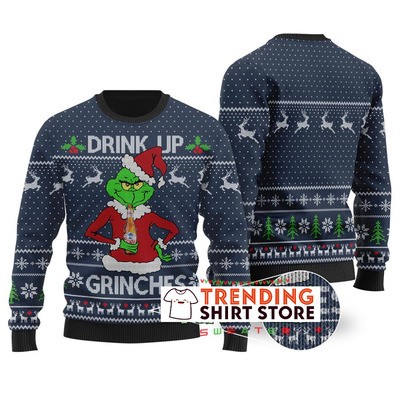 Funny Grinch Loves Coors Light Beer Navy Ugly Christmas Sweater Funny Grinch Loves Coors Light Beer Navy Ugly Christmas Sweater