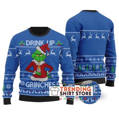 Coors Light Ugly Christmas Sweater Blue Funny Drink Up Grinches Coors Light Ugly Christmas Sweater Blue Funny Drink Up Grinches