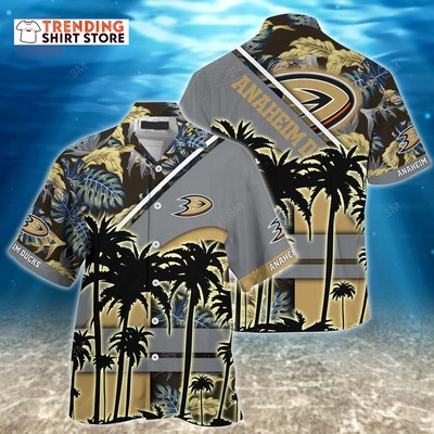 Palm Island Anaheim Ducks Hawaiian Shirt Palm Island Anaheim Ducks Hawaiian Shirt
