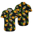 Tropical Flora Anaheim Ducks Hawaiian Shirt Tropical Flora Anaheim Ducks Hawaiian Shirt