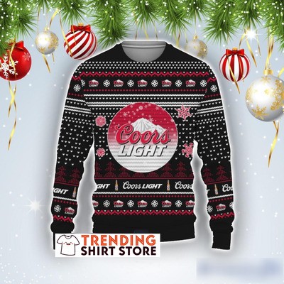 Coors Light Ugly Christmas Sweater For Beer Drinkers Coors Light Ugly Christmas Sweater For Beer Drinkers