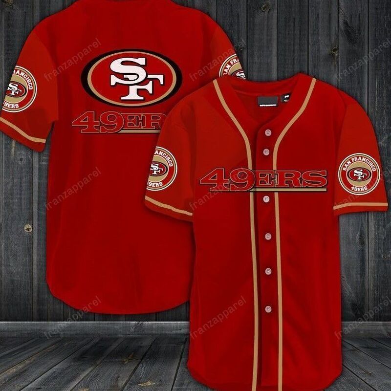 Basic 49ers Baseball Jersey San Francisco 49ers Gift Basic 49ers Baseball Jersey San Francisco 49ers Gift
