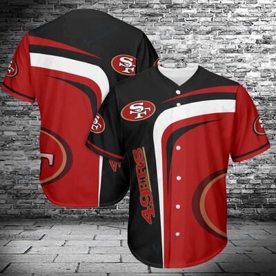 Cool San Francisco 49ers Baseball Jersey 49ers Fans Gift Cool San Francisco 49ers Baseball Jersey 49ers Fans Gift