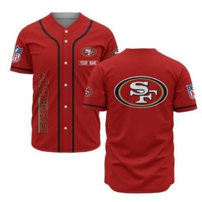 Cool 49ers Personalized Jersey Custom Name Baseball Jersey Cool 49ers Personalized Jersey Custom Name Baseball Jersey