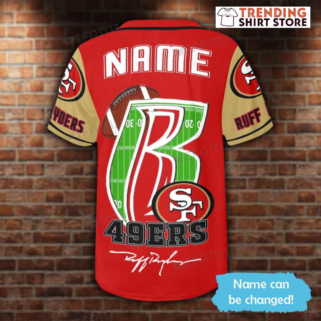 Personalized 49ers Jersey Ruff Ryders Custom Name Baseball Jersey Personalized 49ers Jersey Ruff Ryders Custom Name Baseball Jersey