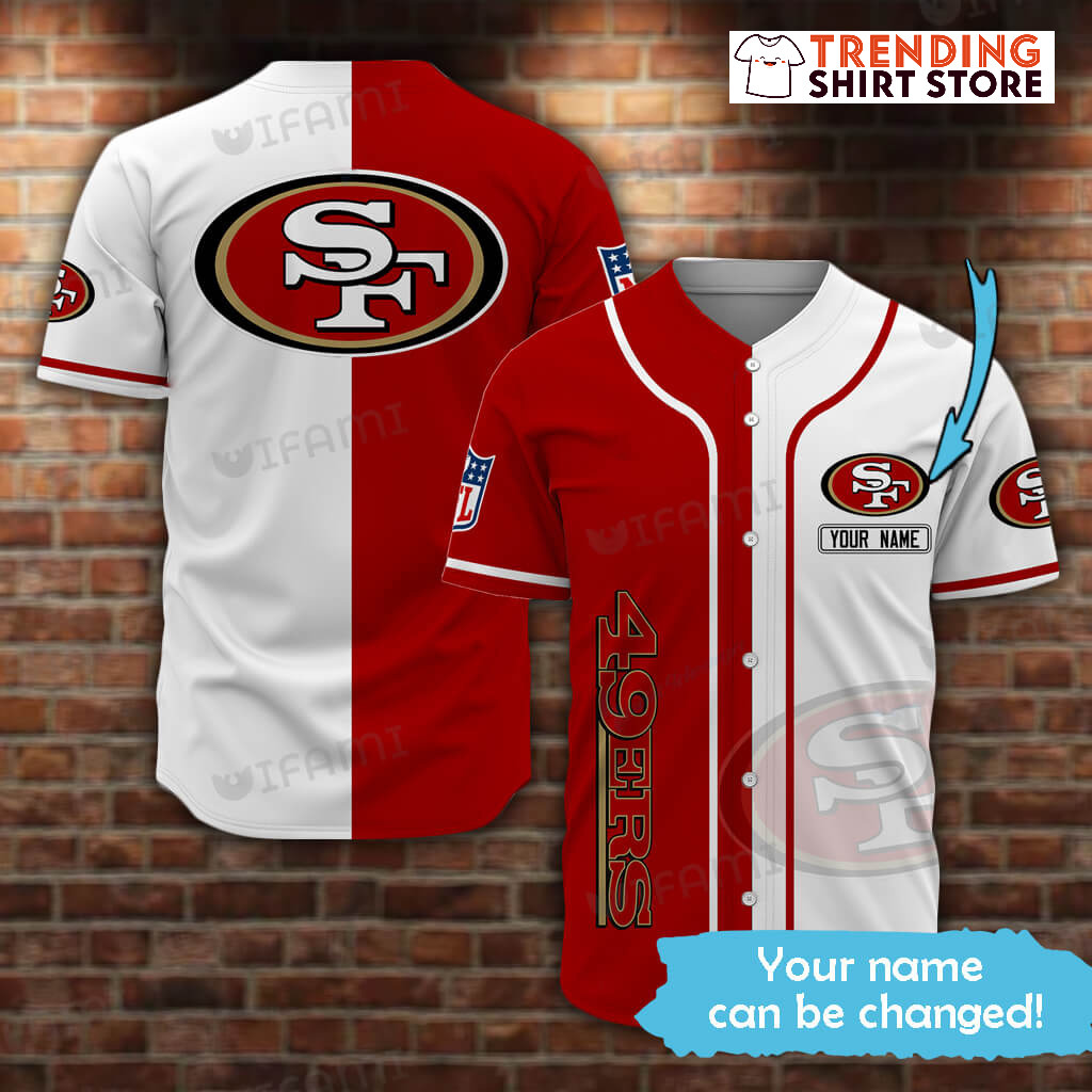 Personalized 49ers Jersey Custom Name Baseball Jersey Personalized 49ers Jersey Custom Name Baseball Jersey