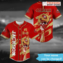 Personalized 49ers Jersey No 1 Dad Custom Name Baseball Jersey Personalized 49ers Jersey No 1 Dad Custom Name Baseball Jersey