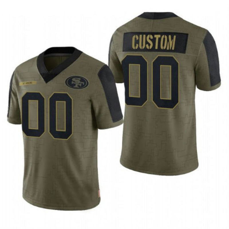 Salute To Service 49ers Personalized Jersey Salute To Service 49ers Personalized Jersey
