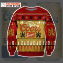Coors Banquet Ugly Christmas Sweater Full Print For Beer Drinkers Coors Banquet Ugly Christmas Sweater Full Print For Beer Drinkers